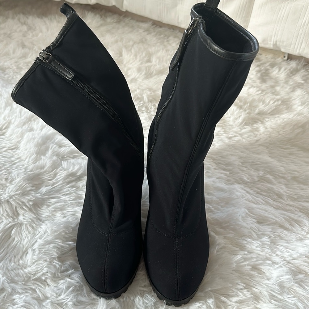 Tapeet Vicini made in Italy  leather boots high quality craftsmanship 3.5” heel